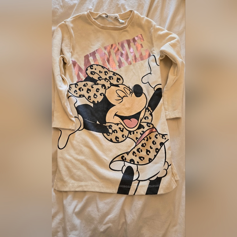 H&M Cream Minnie Mouse Dress